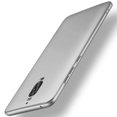 Handyhülle Hülle Kunststoff Schutzhülle Matt M01 für Huawei Mate 9 Pro Silber