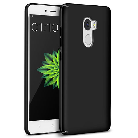 Handyhülle Hülle Kunststoff Schutzhülle Matt M01 für Xiaomi Redmi 4 Standard Edition Schwarz