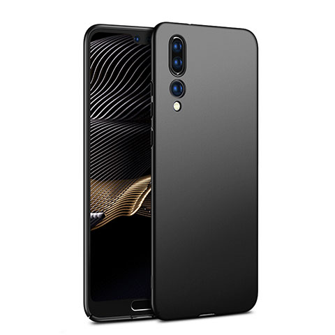 Handyhülle Hülle Kunststoff Schutzhülle Matt M02 für Huawei P20 Pro Schwarz