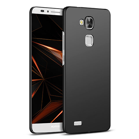 Handyhülle Hülle Kunststoff Schutzhülle Matt M03 für Huawei Mate 7 Schwarz