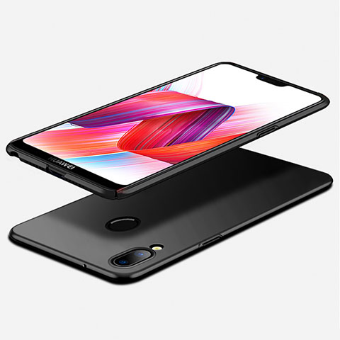 Handyhülle Hülle Kunststoff Schutzhülle Matt M03 für Huawei Nova 3e Schwarz