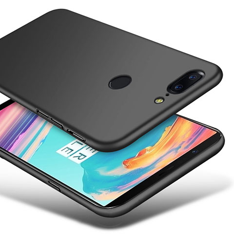 Handyhülle Hülle Kunststoff Schutzhülle Matt M03 für OnePlus 5T A5010 Schwarz