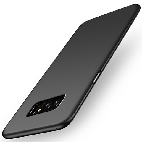 Handyhülle Hülle Kunststoff Schutzhülle Matt M03 für Samsung Galaxy Note 8 Duos N950F Schwarz