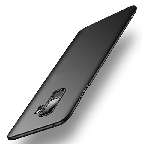 Handyhülle Hülle Kunststoff Schutzhülle Matt M03 für Samsung Galaxy S9 Plus Schwarz