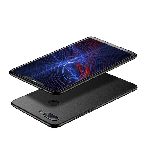 Handyhülle Hülle Kunststoff Schutzhülle Matt M03 für Xiaomi Mi 8 Lite Schwarz