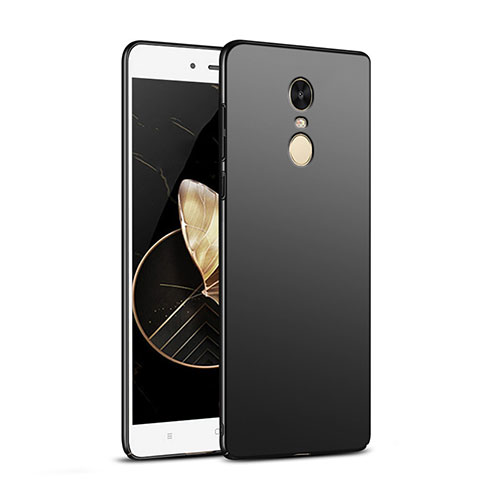 Handyhülle Hülle Kunststoff Schutzhülle Matt M03 für Xiaomi Redmi Note 4 Standard Edition Schwarz