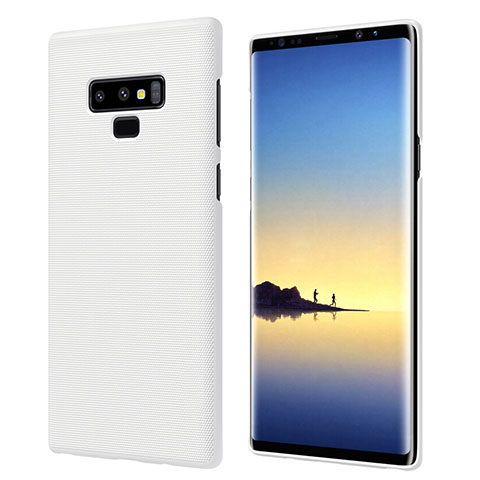 Handyhülle Hülle Kunststoff Schutzhülle Matt M04 für Samsung Galaxy Note 9 Weiß