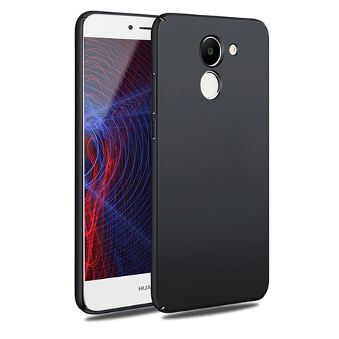 Handyhülle Hülle Kunststoff Schutzhülle Matt M06 für Huawei Y7 Prime Schwarz