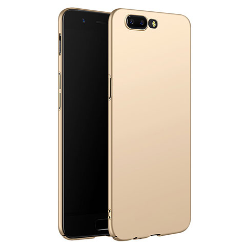 Handyhülle Hülle Kunststoff Schutzhülle Matt M06 für OnePlus 5 Gold