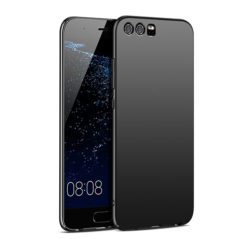 Handyhülle Hülle Kunststoff Schutzhülle Matt M07 für Huawei P10 Schwarz