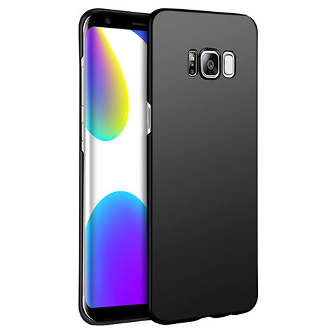 Handyhülle Hülle Kunststoff Schutzhülle Matt M12 für Samsung Galaxy S8 Plus Schwarz