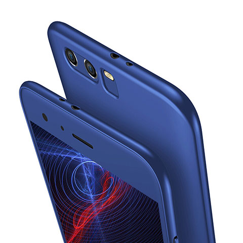 Handyhülle Hülle Kunststoff Schutzhülle Matt Vorder und Rückseite 360 Grad für Huawei Honor 9 Premium Blau