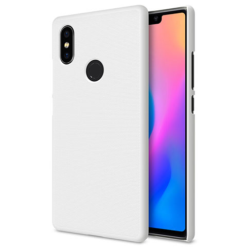 Handyhülle Hülle Kunststoff Schutzhülle Punkte Loch für Xiaomi Mi 8 SE Weiß