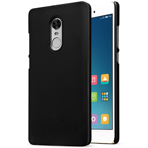 Handyhülle Hülle Kunststoff Schutzhülle Punkte Loch für Xiaomi Redmi Note 4 Standard Edition Schwarz