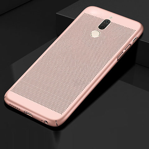 Handyhülle Hülle Kunststoff Schutzhülle Punkte Loch Tasche für Huawei G10 Rosegold