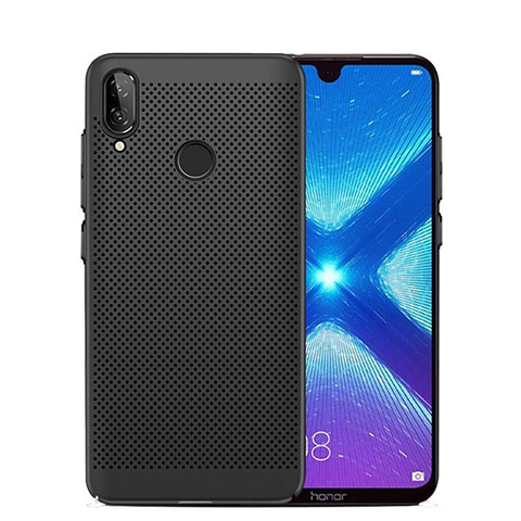 Handyhülle Hülle Kunststoff Schutzhülle Punkte Loch Tasche für Huawei Honor View 10 Lite Schwarz