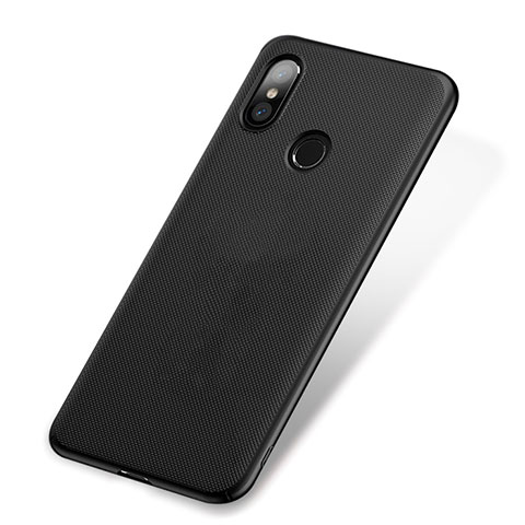 Handyhülle Hülle Kunststoff Schutzhülle Punkte Loch W01 für Xiaomi Mi 8 Schwarz