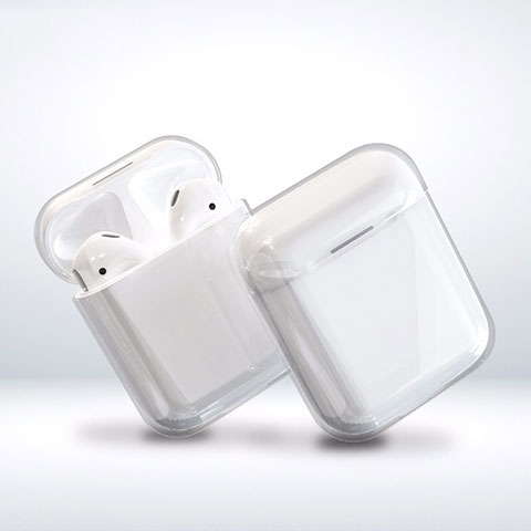 Handyhülle Hülle Kunststoff Schutzhülle Tasche für AirPods Ladekoffer Matt Klar