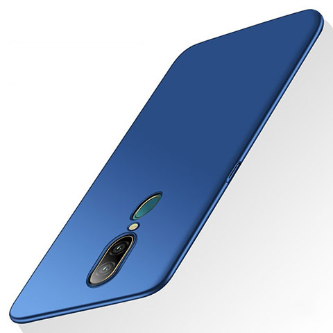 Handyhülle Hülle Kunststoff Schutzhülle Tasche Matt für Oppo A9 Blau