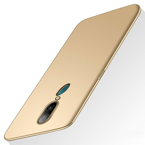 Handyhülle Hülle Kunststoff Schutzhülle Tasche Matt für Oppo A9 Gold