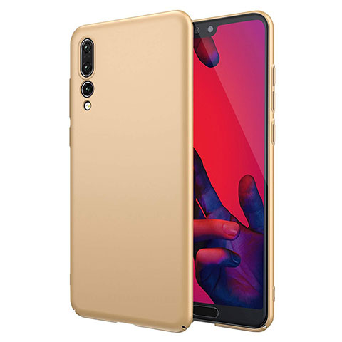 Handyhülle Hülle Kunststoff Schutzhülle Tasche Matt G01 für Huawei P20 Pro Gold