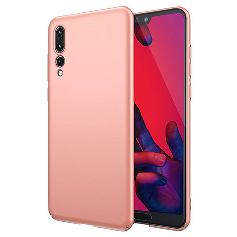 Handyhülle Hülle Kunststoff Schutzhülle Tasche Matt G01 für Huawei P20 Pro Rosegold