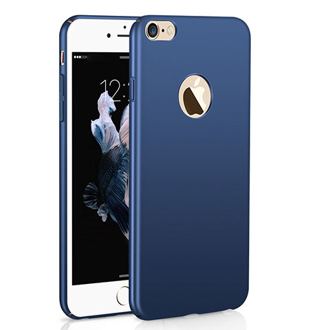 Handyhülle Hülle Kunststoff Schutzhülle Tasche Matt M01 für Apple iPhone 6 Blau