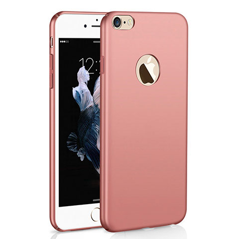 Handyhülle Hülle Kunststoff Schutzhülle Tasche Matt M01 für Apple iPhone 6 Plus Rosegold