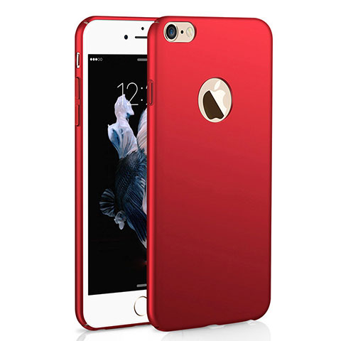 Handyhülle Hülle Kunststoff Schutzhülle Tasche Matt M01 für Apple iPhone 6 Rot