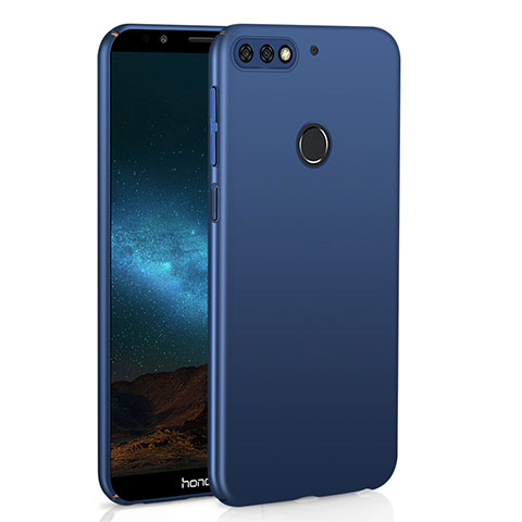 Handyhülle Hülle Kunststoff Schutzhülle Tasche Matt M01 für Huawei Enjoy 8 Blau