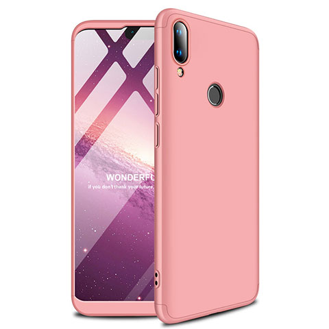 Handyhülle Hülle Kunststoff Schutzhülle Tasche Matt M01 für Huawei Enjoy 9 Plus Rosegold