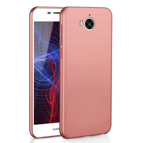 Handyhülle Hülle Kunststoff Schutzhülle Tasche Matt M01 für Huawei Honor Play 6 Rosegold