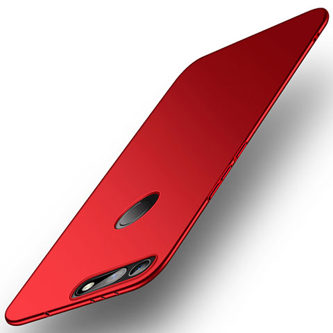 Handyhülle Hülle Kunststoff Schutzhülle Tasche Matt M01 für Huawei Honor V20 Rot