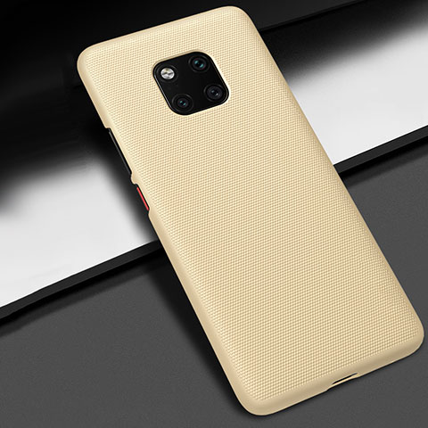 Handyhülle Hülle Kunststoff Schutzhülle Tasche Matt M01 für Huawei Mate 20 Pro Gold