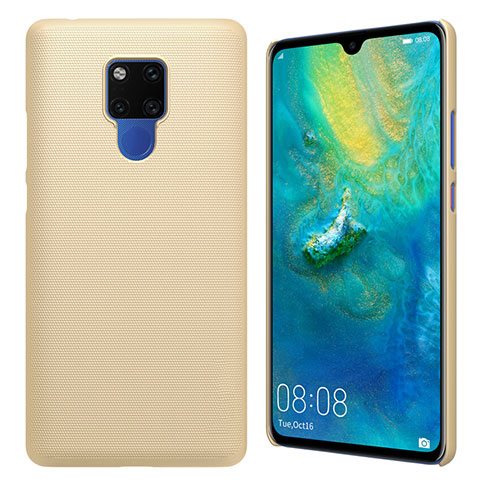 Handyhülle Hülle Kunststoff Schutzhülle Tasche Matt M01 für Huawei Mate 20 X 5G Gold