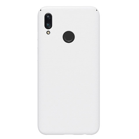 Handyhülle Hülle Kunststoff Schutzhülle Tasche Matt M01 für Huawei P Smart (2019) Weiß