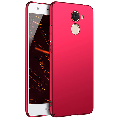 Handyhülle Hülle Kunststoff Schutzhülle Tasche Matt M01 für Huawei Y7 Prime Rot