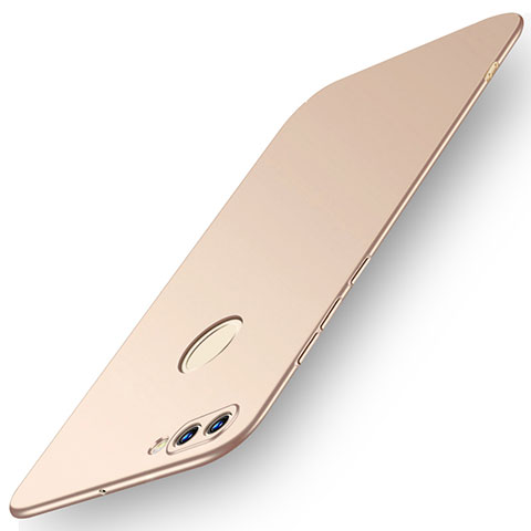 Handyhülle Hülle Kunststoff Schutzhülle Tasche Matt M01 für Huawei Y9 (2018) Gold