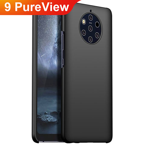 Handyhülle Hülle Kunststoff Schutzhülle Tasche Matt M01 für Nokia 9 PureView Schwarz