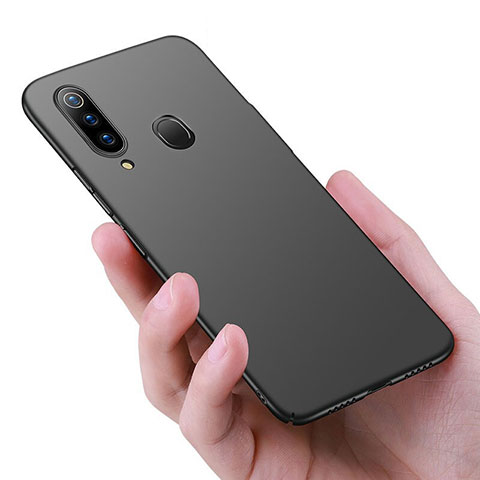 Handyhülle Hülle Kunststoff Schutzhülle Tasche Matt M01 für Samsung Galaxy A60 Schwarz