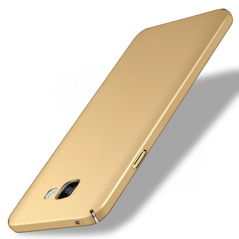 Handyhülle Hülle Kunststoff Schutzhülle Tasche Matt M01 für Samsung Galaxy A7 (2016) A7100 Gold