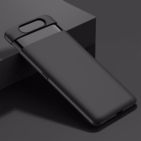 Handyhülle Hülle Kunststoff Schutzhülle Tasche Matt M01 für Samsung Galaxy A90 4G Schwarz