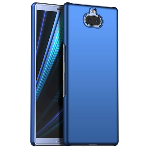 Handyhülle Hülle Kunststoff Schutzhülle Tasche Matt M01 für Sony Xperia 10 Blau