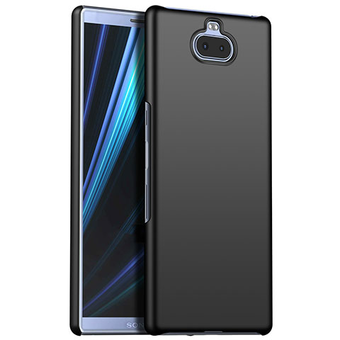 Handyhülle Hülle Kunststoff Schutzhülle Tasche Matt M01 für Sony Xperia 10 Schwarz