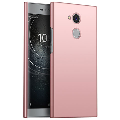 Handyhülle Hülle Kunststoff Schutzhülle Tasche Matt M01 für Sony Xperia L2 Rosegold