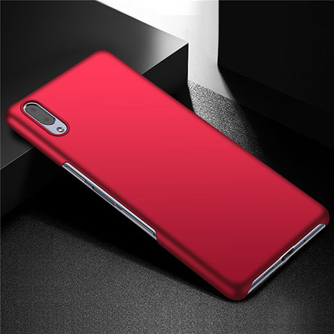 Handyhülle Hülle Kunststoff Schutzhülle Tasche Matt M01 für Sony Xperia L3 Rot