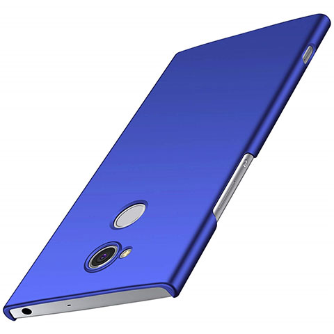 Handyhülle Hülle Kunststoff Schutzhülle Tasche Matt M01 für Sony Xperia XA2 Blau