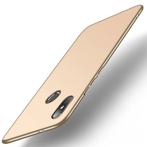 Handyhülle Hülle Kunststoff Schutzhülle Tasche Matt M01 für Xiaomi Mi 6X Gold