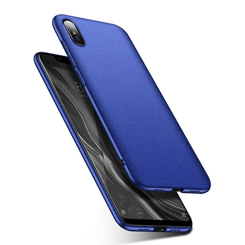 Handyhülle Hülle Kunststoff Schutzhülle Tasche Matt M01 für Xiaomi Mi 8 Screen Fingerprint Edition Blau