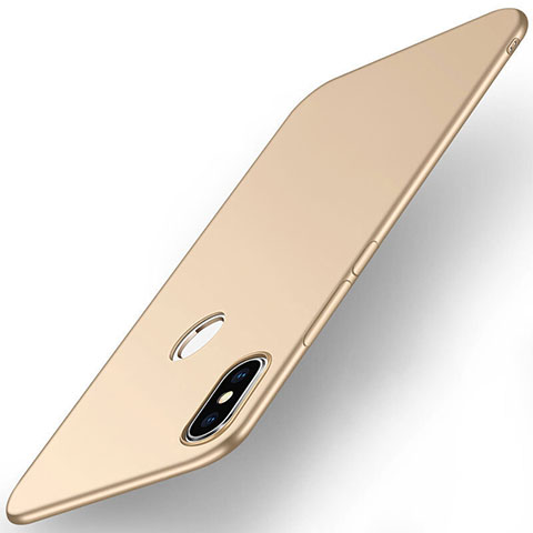 Handyhülle Hülle Kunststoff Schutzhülle Tasche Matt M01 für Xiaomi Mi Max 3 Gold